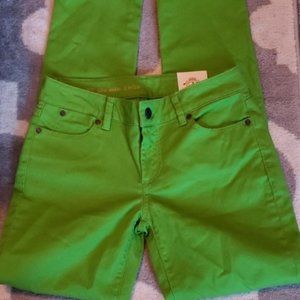 NWT Talbots Skinny Green Jeans